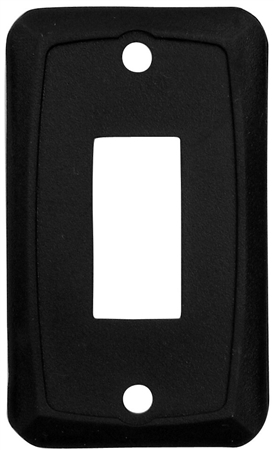 Valterra DG115PB Single Switch Wall Plate - Black - 3 Pack