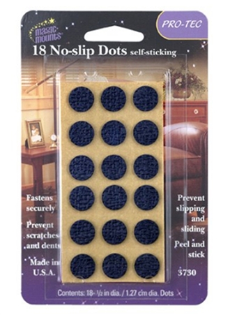 Magic Mounts 3730 Self Sticking No Slip Dots - 18 Pack