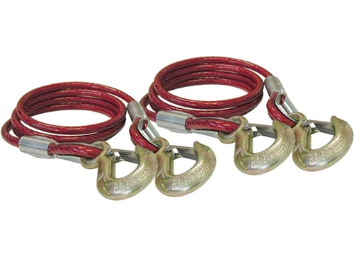 Roadmaster Trailer Safety Cables - 10,000 lb. Rated