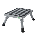 Safety Step S-07C-V Small Folding Step Stool - Silver - 7"