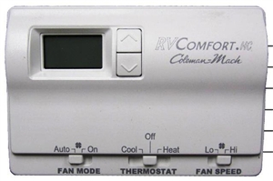 Coleman Mach 8330-3362 Digital Heat/Cool RV Thermostat - White