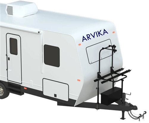 Arvika 7002AF Standard 2-Bike Rack Kit For A-Frame Travel Trailers