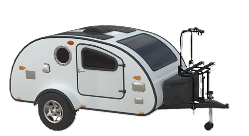 Arvika Bike Rack 7002AFTAB for Teardrop Trailer.