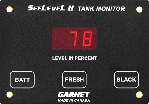 Garnet 709-2 SeeLevel  RV (2) Tank Monitoring System