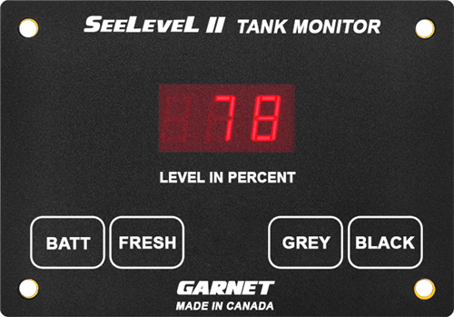 Garnet 709-3 SeeLevel RV (3) Tank Monitoring System