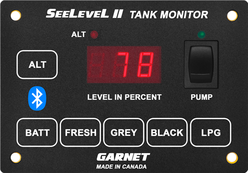 Garnet 709-BTP7 SeeLevel II Tank Monitor with Bluetooth - Monitor Only