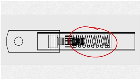 BX8894SS AutoStop Cl3 Ball Mount Spring