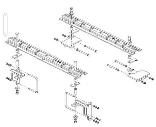 Husky Towing 33073 Custom 4-Bolt Hitch Mounting Kit For 2013-2023 Ram 3500