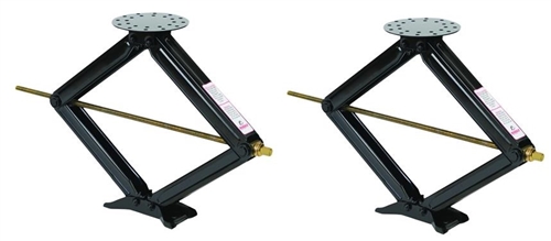 Husky Towing 88124 Stabilizing Scissor Jack - 30" - 5000 Lbs - Set Of 2