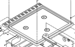 Suburban RV Stove Top With Sealed Burners For SR/SC Series Ranges