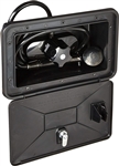 American Brass SHWRBOX-1-BLK Exterior RV Shower Box - Black