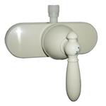 American Brass Single Lever Shower Valve - Biscuit