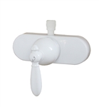 American Brass Single Lever Shower Valve - White