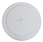 Valterra RV Ceiling Air Vent With Rotating Damper, 4" Diameter, White