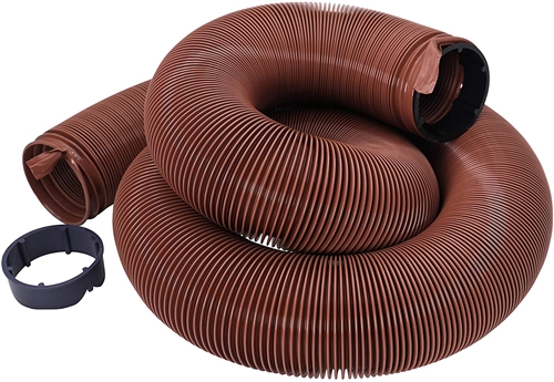 Valterra D04-0044 EZ Flush Sewer Drain Hose With Adapter - 20 Ft