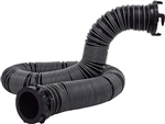 Valterra Silverback Extension Sewer Hose, 10' Extended, Black