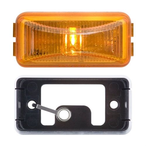 Optronics AL90AK Fleet Count Mini LED Side Marker Light With Base - Amber