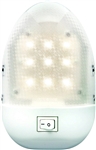 Optronics RVILL33P Single Dome LED Interior Light With Switch - 460 Lumens - Clear Lens