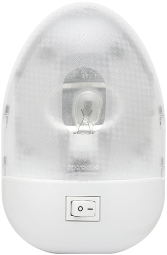 Optronics RVIL35P Surface Mount Interior Dome Light With Switch