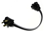 RV Pigtails 50 Amp Male To 30 Amp Female Dogbone Adapter - 18"