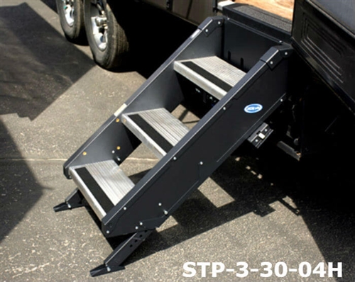 MORryde STP-3-30-04H StepAbove 3-Step RV Entry Steps - 30" to 32" Door Width