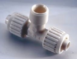 Elkhart Supply 16822 Flair-It RV Fresh Water Tee Coupler 1/2" PEX x 1/2" PEX x 1/2" MPT