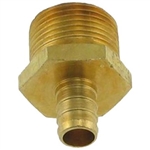 BestPEX Brass Male Insert Adapter Fitting 44928 Barb x 44989 MPT