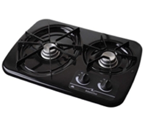 Atwood 56493 Black 2 Burner Wedgewood Vision Drop-In Cooktop