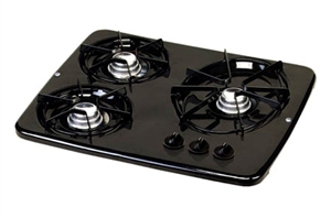 Atwood 56471 Black 3 Burner Wedgewood Vision Drop-In Cooktop