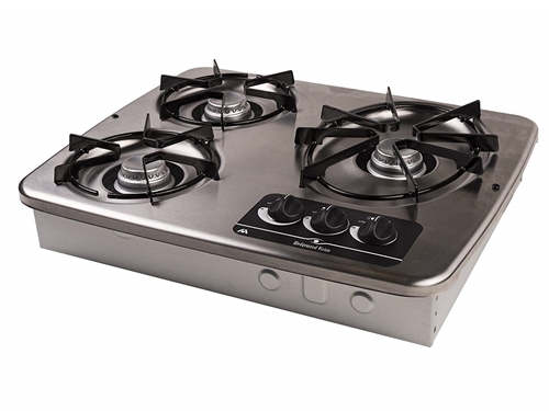 Atwood 56472 Stainless Steel 3 Burner Wedgewood Vision Drop-In Cooktop