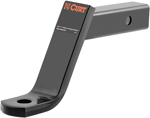 Curt 45070 2" Hitch Ball Mount, 4" Rise, 6" Drop, 9-1/4" Length - 6,000/7,500 Lbs