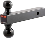 Curt 45660 Multi-Ball 2" Hitch Mount, 2" & 2-5/16" Balls, 7,500/10,000 Lbs, 8-1/2" Length