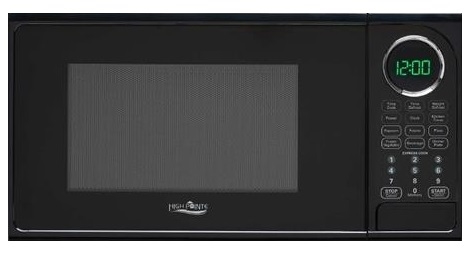 High Pointe 520EM925AWWB Microwave Oven With Turn Table