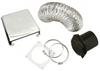 Splendide VID403AC Deluxe RV Dryer Vent Kit - Chrome