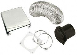 Splendide VID403AC Deluxe RV Dryer Vent Kit - Chrome