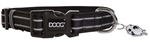 Doog COLBFL-L Lassie Pet Collar - 16-24" - Black/Gray Stripes