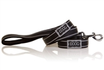 Doog LEADBFL Lassie Pet Leash - 57" - Black/Gray Stripes