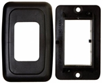 Valterra Single Switch Plate Cover - Black