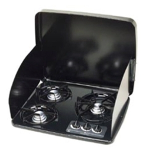 Atwood 56458 Black 2 Burner Drop-In Cooktop Cover