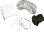 Splendide VID403A Deluxe RV Dryer Vent Kit - White