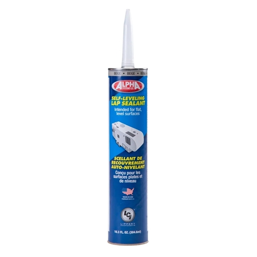 Alpha Systems 1021 Low VOC Self-Leveling Lap Sealant - Beige - 10.3 Oz