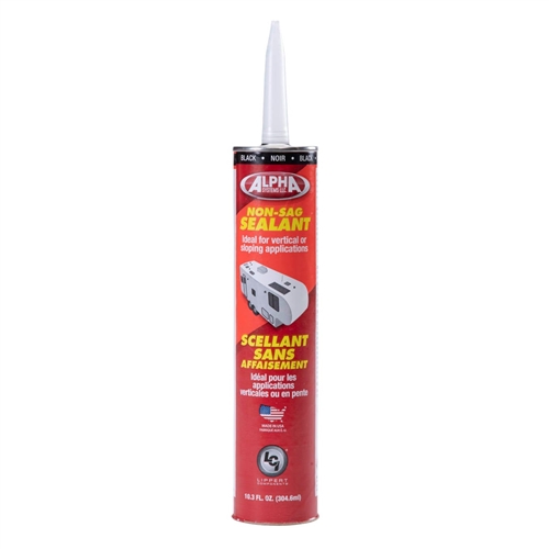 Alpha Systems 1010 Low VOC Non-Sag Sealant - Black - 10.3 Oz