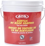 Alpha Systems 862401 4034 Acrylic RV Roof Coating - White - 1 Gallon