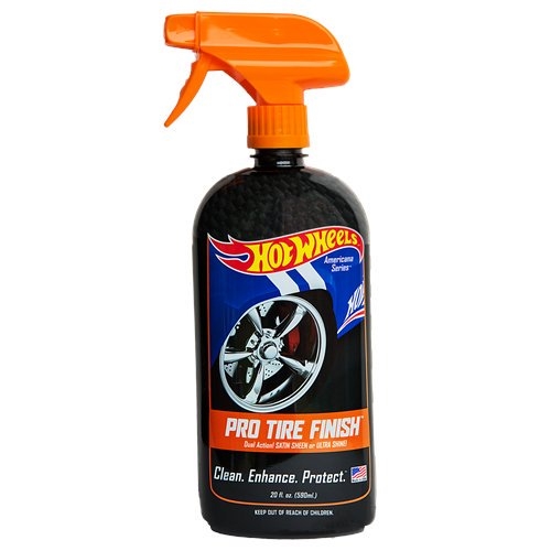 Hot Wheels Car Care HWTF-20 Dual Action Pro Tire Finish - 20 Oz