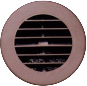 Valterra A10-3347VP Heat Vent - Walnut - 4"