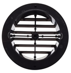 Valterra A10-3348VP AC Vent Grille - Black - 4"