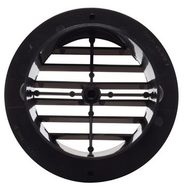 Valterra A10-3348VP AC Vent Grille - Black - 4"