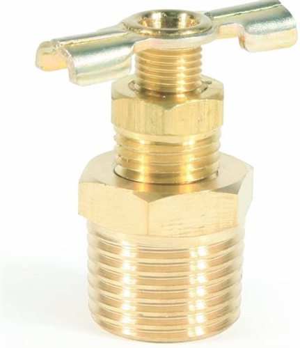 Camco 11703 RV Water Heater Drain Valve - 1/2"