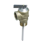 Camco 10471 Temperature and Pressure 3/4" Relief Valve with 4" Epoxy-Coated Probe