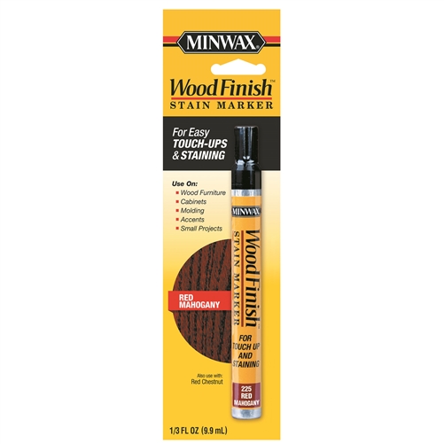 Minwax 63484 225 Red Mahogany Wood Finish Stain Marker - 1/3 Oz